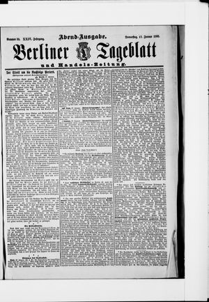 Berliner Tageblatt und Handels-Zeitung vom 17.01.1895