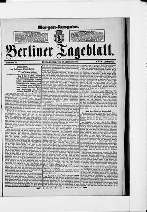 Berliner Tageblatt und Handels-Zeitung vom 18.01.1895