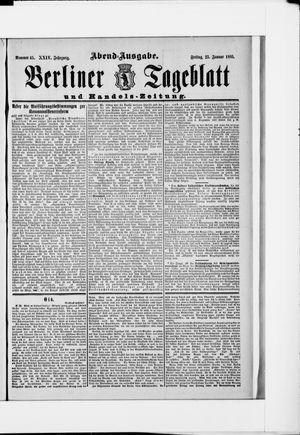 Berliner Tageblatt und Handels-Zeitung on Jan 25, 1895
