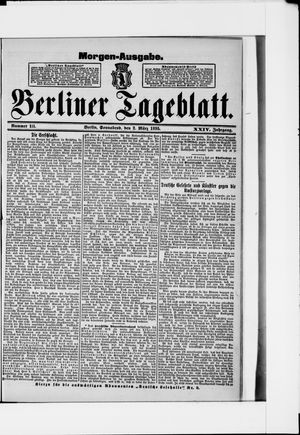 Berliner Tageblatt und Handels-Zeitung vom 02.03.1895