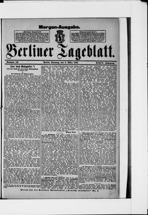 Berliner Tageblatt und Handels-Zeitung vom 03.03.1895