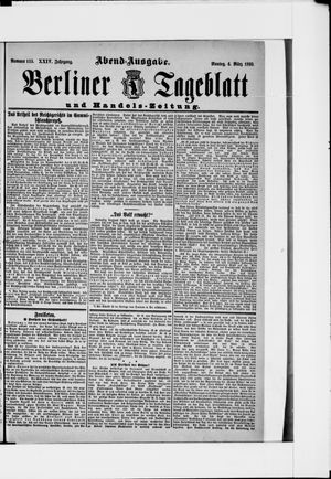 Berliner Tageblatt und Handels-Zeitung on Mar 4, 1895