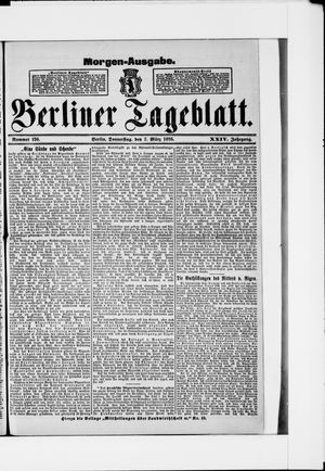 Berliner Tageblatt und Handels-Zeitung on Mar 7, 1895