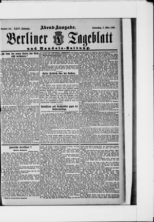 Berliner Tageblatt und Handels-Zeitung vom 07.03.1895
