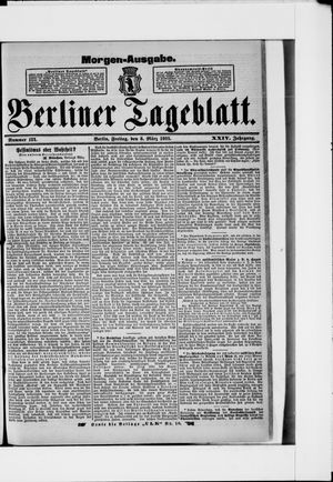 Berliner Tageblatt und Handels-Zeitung vom 08.03.1895