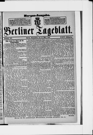 Berliner Tageblatt und Handels-Zeitung vom 16.03.1895