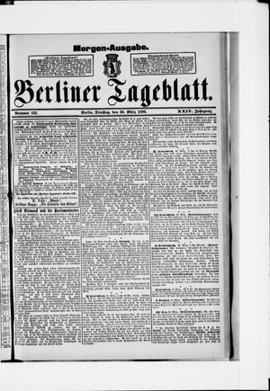Berliner Tageblatt und Handels-Zeitung vom 26.03.1895