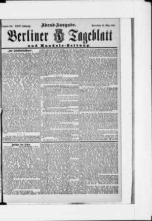 Berliner Tageblatt und Handels-Zeitung vom 30.03.1895