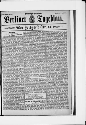 Berliner Tageblatt und Handels-Zeitung on Apr 8, 1895