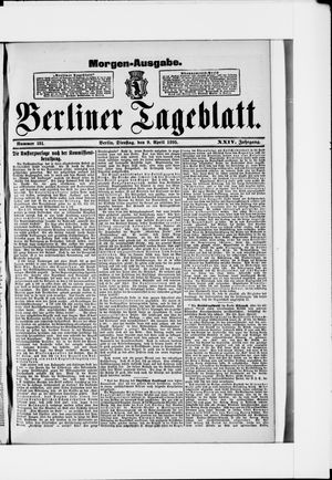 Berliner Tageblatt und Handels-Zeitung vom 09.04.1895