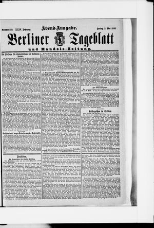 Berliner Tageblatt und Handels-Zeitung on May 3, 1895