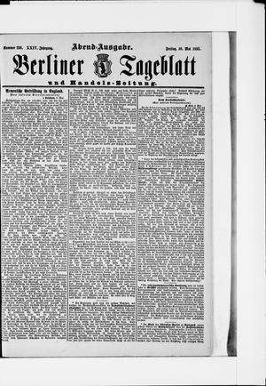 Berliner Tageblatt und Handels-Zeitung vom 10.05.1895
