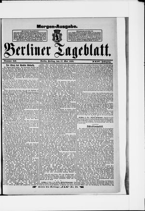 Berliner Tageblatt und Handels-Zeitung vom 17.05.1895
