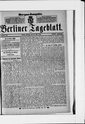 Berliner Tageblatt und Handels-Zeitung vom 31.05.1895