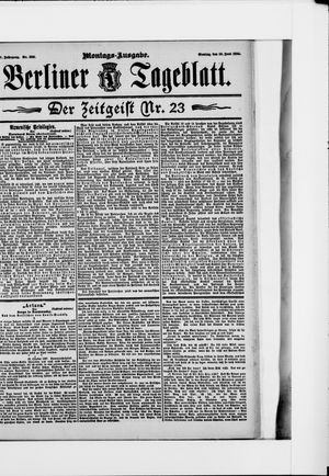 Berliner Tageblatt und Handels-Zeitung vom 10.06.1895