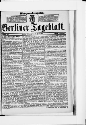 Berliner Tageblatt und Handels-Zeitung vom 12.06.1895