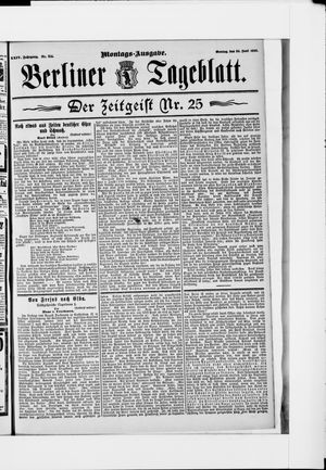Berliner Tageblatt und Handels-Zeitung vom 24.06.1895