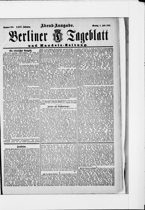 Berliner Tageblatt und Handels-Zeitung vom 01.07.1895
