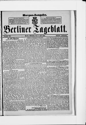 Berliner Tageblatt und Handels-Zeitung vom 03.07.1895
