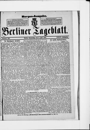Berliner Tageblatt und Handels-Zeitung vom 04.07.1895
