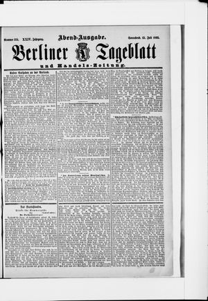 Berliner Tageblatt und Handels-Zeitung vom 13.07.1895