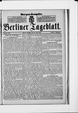Berliner Tageblatt und Handels-Zeitung vom 16.07.1895