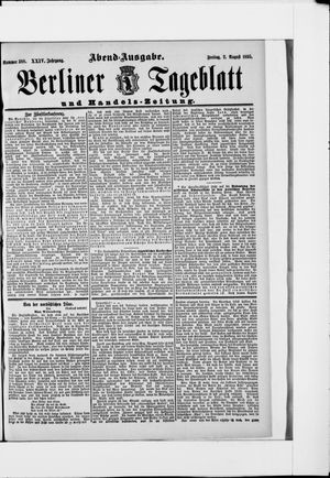 Berliner Tageblatt und Handels-Zeitung vom 02.08.1895