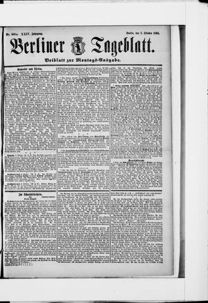 Berliner Tageblatt und Handels-Zeitung vom 07.10.1895