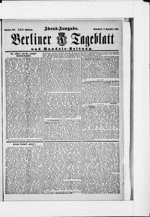 Berliner Tageblatt und Handels-Zeitung vom 02.11.1895