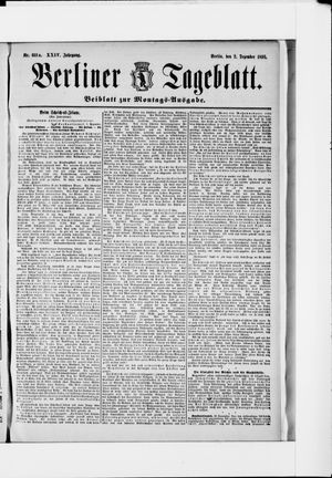 Berliner Tageblatt und Handels-Zeitung vom 02.12.1895