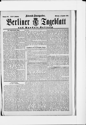 Berliner Tageblatt und Handels-Zeitung on Dec 4, 1895