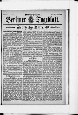 Berliner Tageblatt und Handels-Zeitung vom 09.12.1895