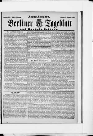Berliner Tageblatt und Handels-Zeitung vom 09.12.1895