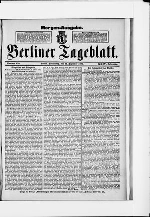 Berliner Tageblatt und Handels-Zeitung vom 12.12.1895