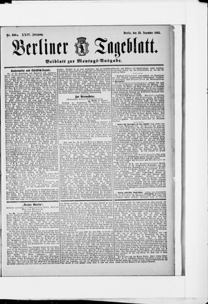 Berliner Tageblatt und Handels-Zeitung vom 23.12.1895