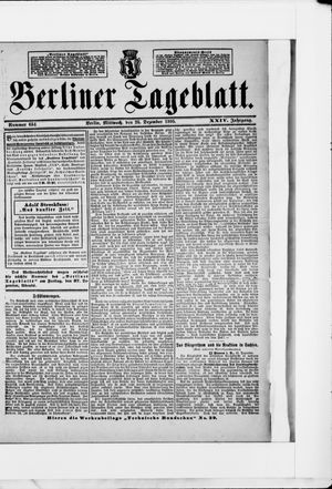 Berliner Tageblatt und Handels-Zeitung vom 25.12.1895