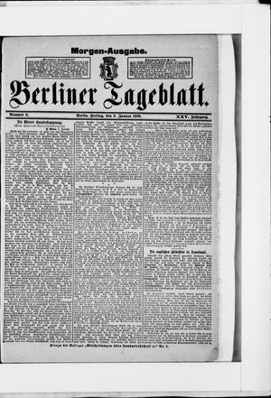 Berliner Tageblatt und Handels-Zeitung vom 03.01.1896