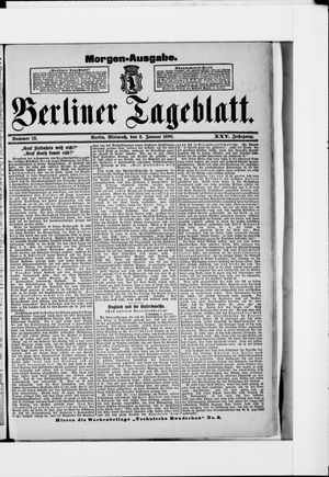 Berliner Tageblatt und Handels-Zeitung on Jan 8, 1896
