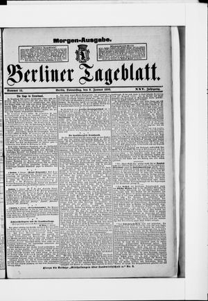 Berliner Tageblatt und Handels-Zeitung vom 09.01.1896