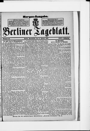 Berliner Tageblatt und Handels-Zeitung vom 11.01.1896