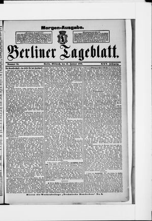 Berliner Tageblatt und Handels-Zeitung vom 15.01.1896