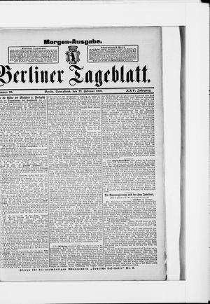 Berliner Tageblatt und Handels-Zeitung vom 22.02.1896