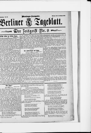 Berliner Tageblatt und Handels-Zeitung vom 23.02.1896