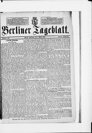 Berliner Tageblatt und Handels-Zeitung vom 01.03.1896