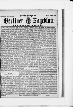Berliner Tageblatt und Handels-Zeitung vom 02.03.1896