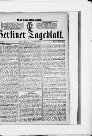 Berliner Tageblatt und Handels-Zeitung vom 10.03.1896