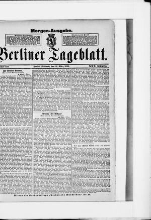 Berliner Tageblatt und Handels-Zeitung vom 11.03.1896