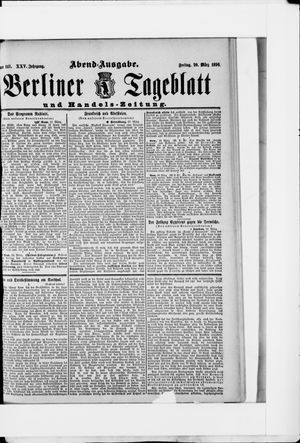 Berliner Tageblatt und Handels-Zeitung vom 20.03.1896