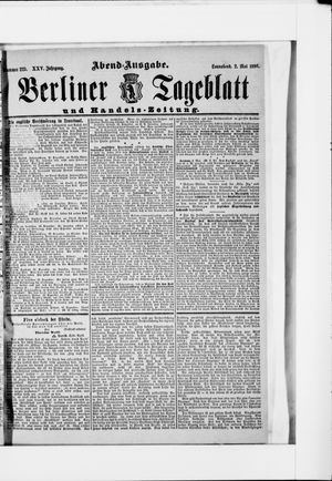 Berliner Tageblatt und Handels-Zeitung on May 2, 1896