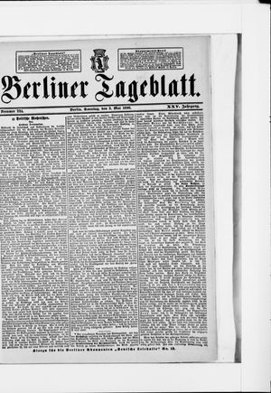 Berliner Tageblatt und Handels-Zeitung on May 3, 1896